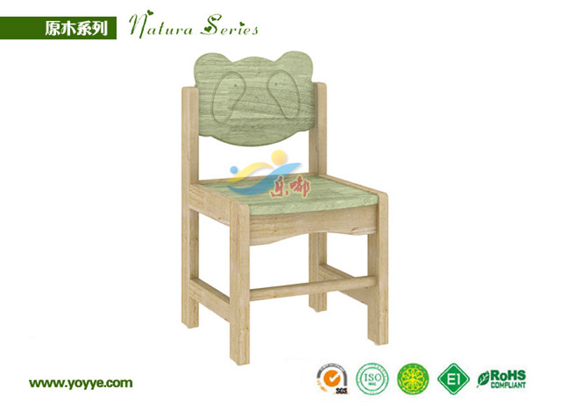 LD2507 原木熊猫涂色造型椅(图1)